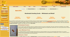 Desktop Screenshot of handmadecardsandarts.com